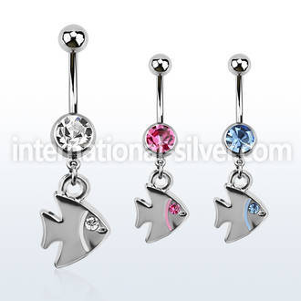 mcd445 belly rings surgical steel 316l belly button
