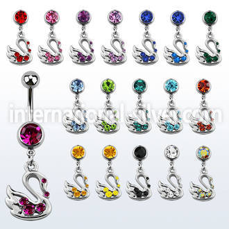 mcd472 belly rings surgical steel 316l belly button