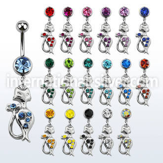 mcd475 belly rings surgical steel 316l belly button