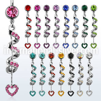 mcd477 belly rings surgical steel 316l belly button