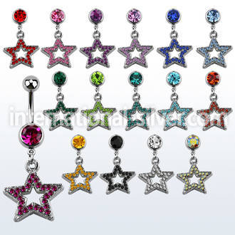 mcd488 belly rings surgical steel 316l belly button