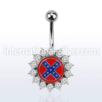 mcd505 belly rings surgical steel 316l belly button