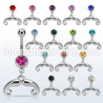 mcd516 belly rings surgical steel 316l belly button