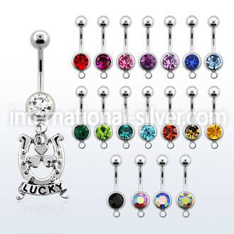 mcd572 belly rings surgical steel 316l belly button