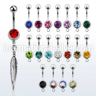 mcd583 belly rings surgical steel 316l belly button