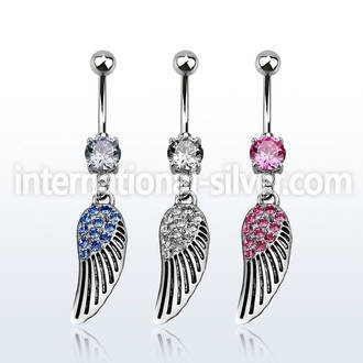 mcd607 belly rings surgical steel 316l belly button