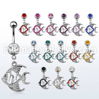 mcd647 belly rings surgical steel 316l belly button