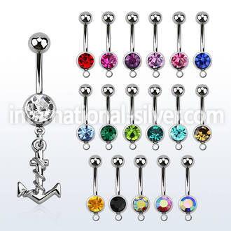 mcd699 belly rings surgical steel 316l belly button
