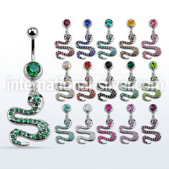 mcd724 belly rings surgical steel 316l belly button