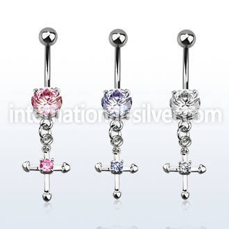mcdz14 belly rings surgical steel 316l belly button