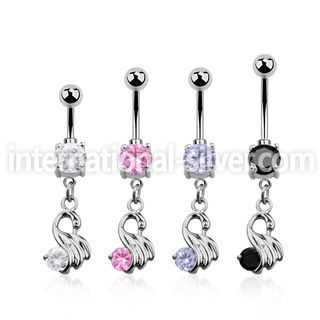 mcdz375 belly rings surgical steel 316l belly button