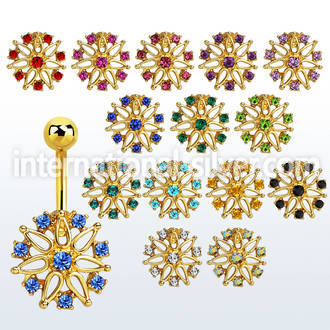mdk700 belly rings anodized surgical steel 316l belly button
