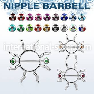 mjnp104 straight barbells surgical steel 316l nipple