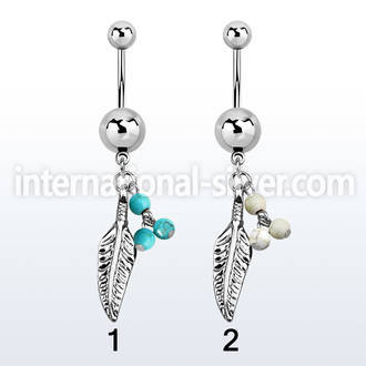 msd601b belly rings surgical steel 316l belly button