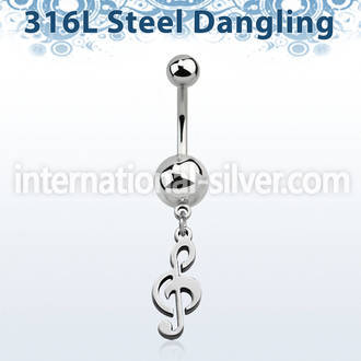 msd709 belly rings surgical steel 316l belly button