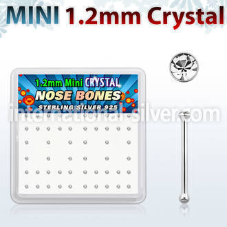 nb5cx 925 silver nose bones nose piercing