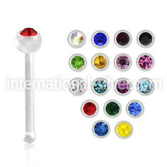 nba3 nose bone acrylic body jewelry nose