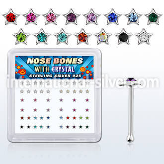 nbstxm nose bone silver 925 nose