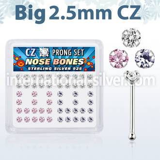 nbzbm25 nose bone silver 925 nose