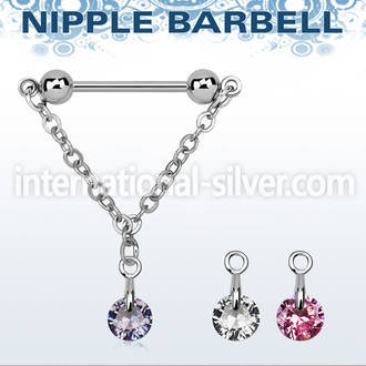 npdl1 straight barbells surgical steel 316l nipple