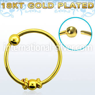 nr11rg nose hoop silver 925 nose
