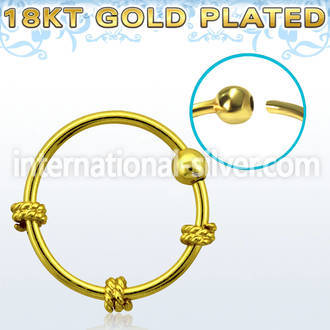 nr27rg nose hoop silver 925 nose