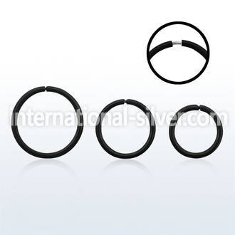 nr31bl seamless segment rings silver 925 nose