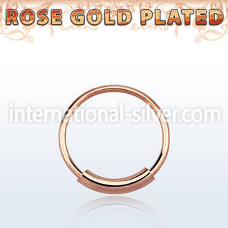 ns01rs nose hoop silver 925 nose