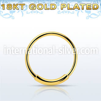 ns02rg nose hoop silver 925 nose
