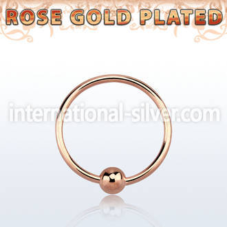 ns05rs nose hoop silver 925 nose