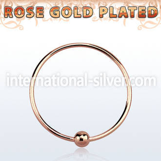 ns07rs nose hoop silver 925 nose