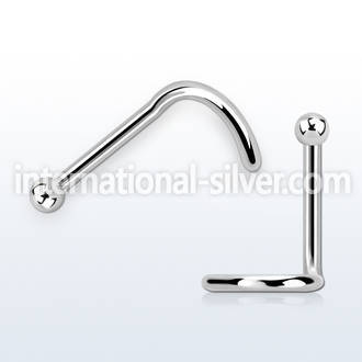 nsb18 surgical steel nose screws and nose studs nose piercing