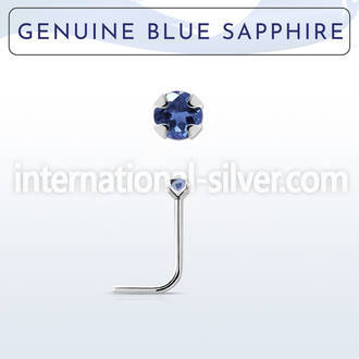 nspge9 l shape nose studs silver 925 nose