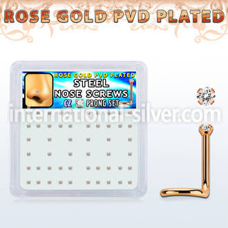 nwttz1xc anodized surgical steel nose screws and nose studs nose  piercing