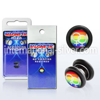 pkmp73 cheaters  illusion plugs and tapers acrylic body jewelry belly button