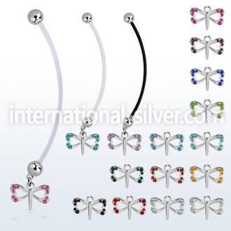 pnd761 bio flex ptfe belly bananas belly piercing