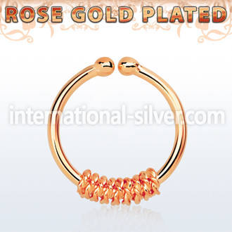 rssep12i fake illusion body jewelry silver 925 septum
