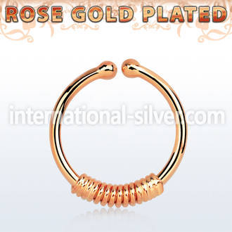 rssep12k fake illusion body jewelry silver 925 septum