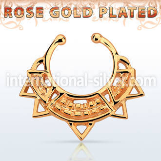 rssepd10 fake illusion body jewelry silver 925 septum