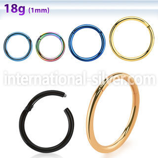 seght18 seamless segment rings anodized surgical steel 316l eyebrow
