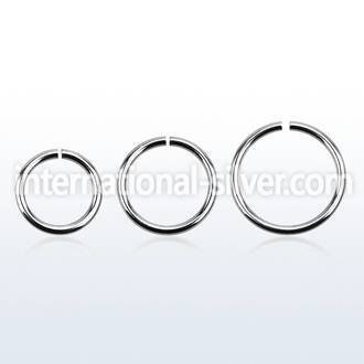 sel16 seamless segment rings surgical steel 316l ear lobe