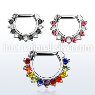 sepcx14 straight barbells surgical steel 316l septum
