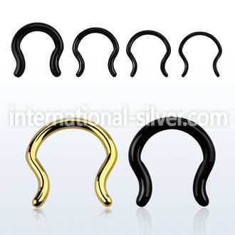 septd straight barbells anodized surgical steel 316l septum