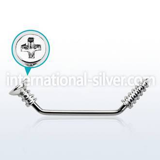 subscw surface piercing surgical steel 316l surface piercings