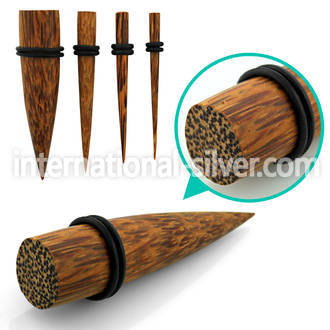 tpcor tapers organic body jewelry ear lobe