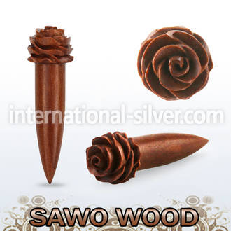 tpsafl tapers organic body jewelry ear lobe