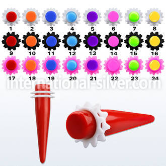 tpsvr tapers acrylic body jewelry ear lobe