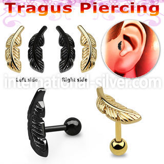 trgt2918 straight barbells anodized surgical steel 316l ear lobe