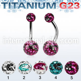 ubnfrgc belly rings titanium g23 implant grade belly button