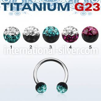ucbfr5e horseshoes titanium g23 implant grade belly button